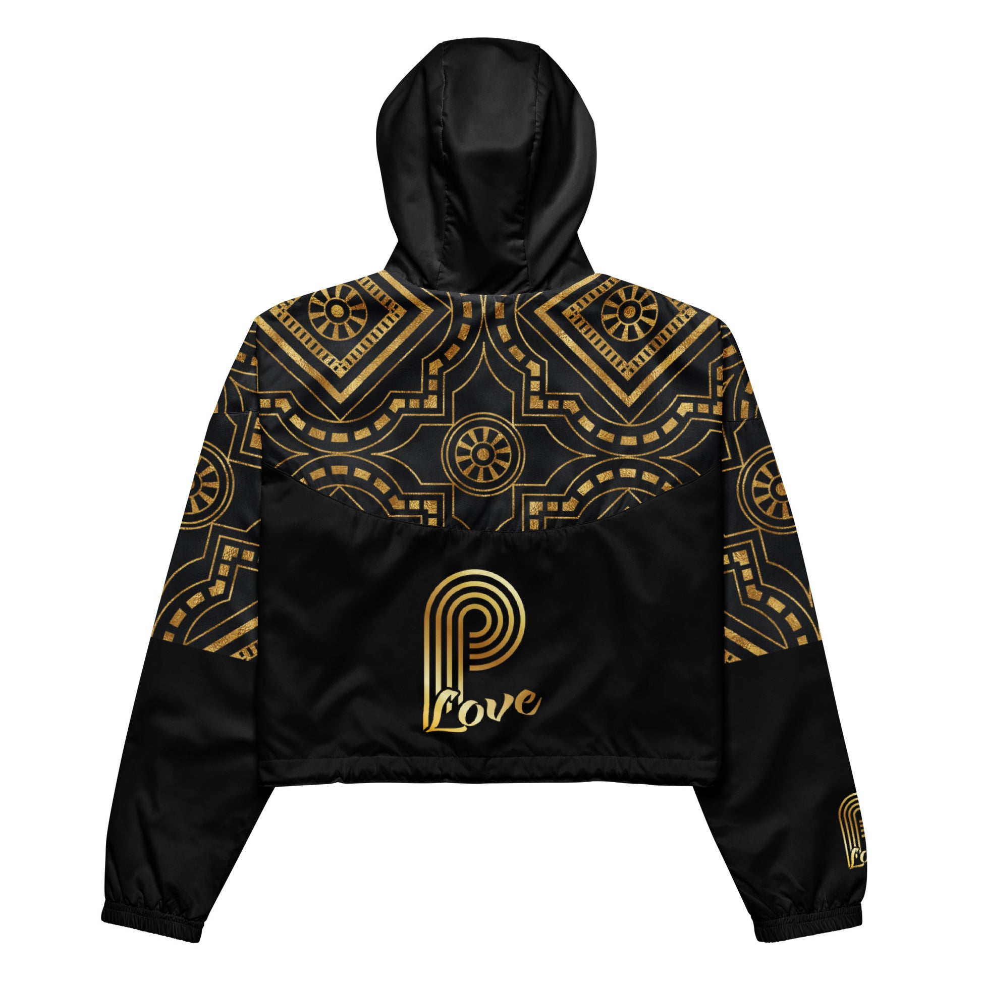 P-Love Art Deco Women’s Cropped Windbreaker image 1