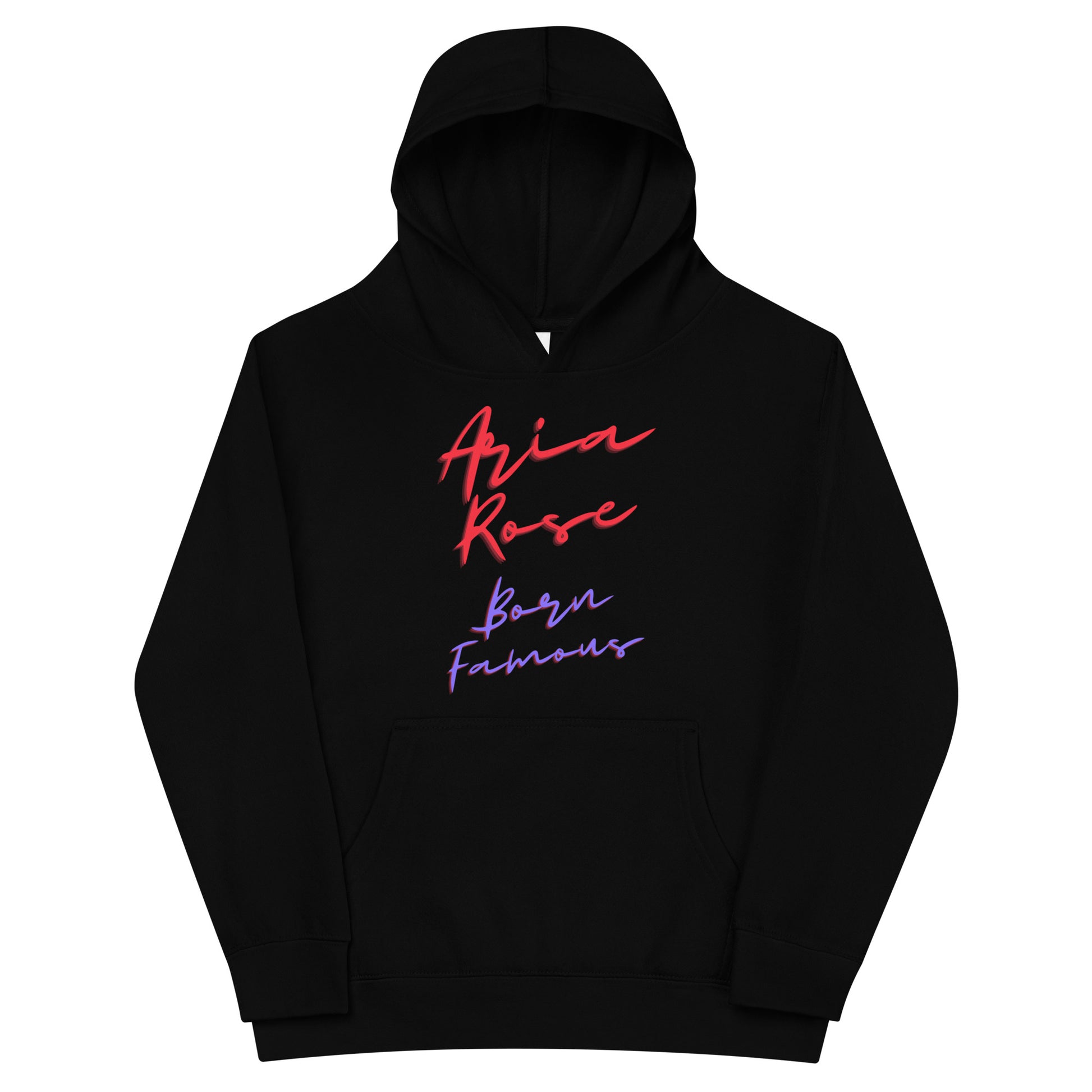 Aria Rose Born Famous Kids Fleece Hoodie image 1