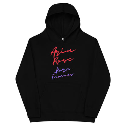 Aria Rose Born Famous Kids Fleece Hoodie image 1