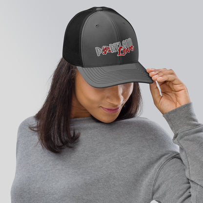 Original Portland Love 6 Panel Trucker Cap image 7