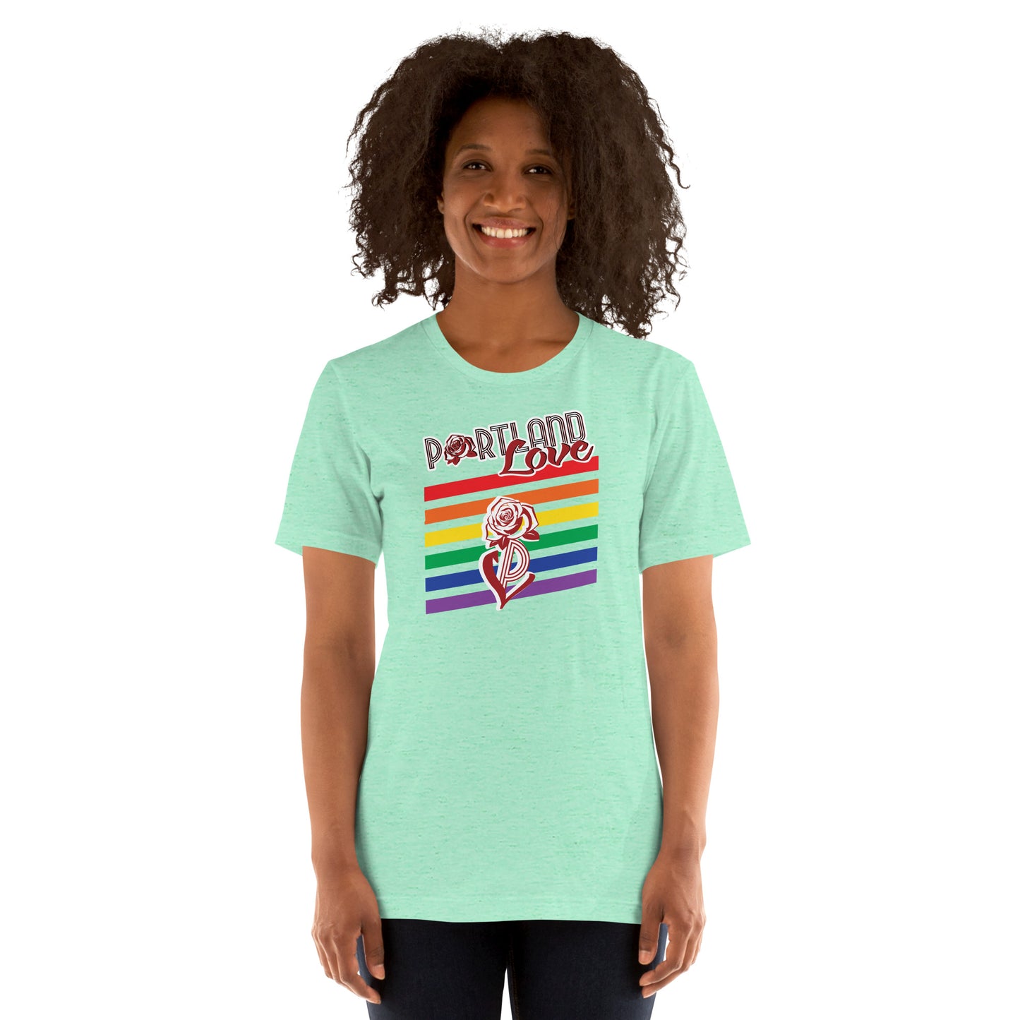 P-Love Rainbow Short-Sleeve Unisex T-Shirt image 12