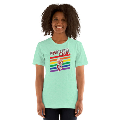 P-Love Rainbow Short-Sleeve Unisex T-Shirt image 12