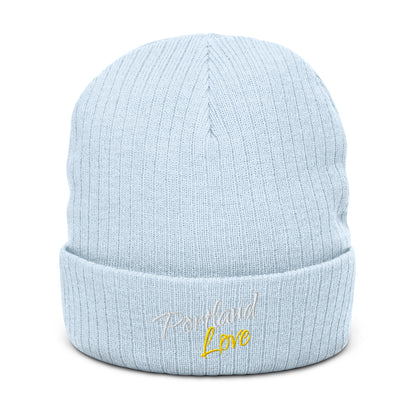 Portland Love (Yellow) Ribbed Knit Beanie image 13