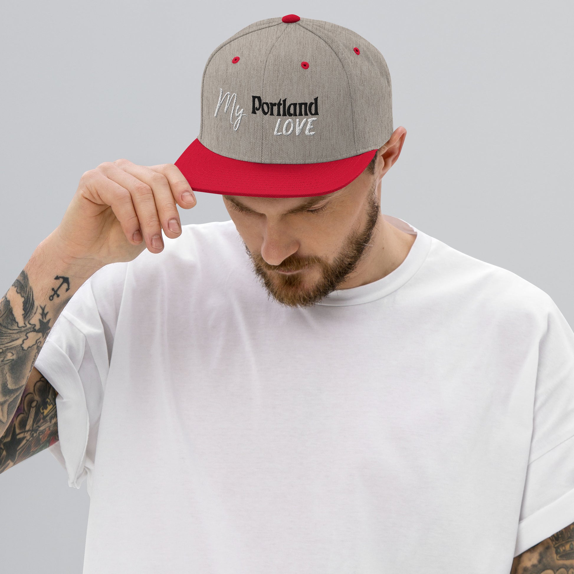 My Portland Love Snapback Hat image 22