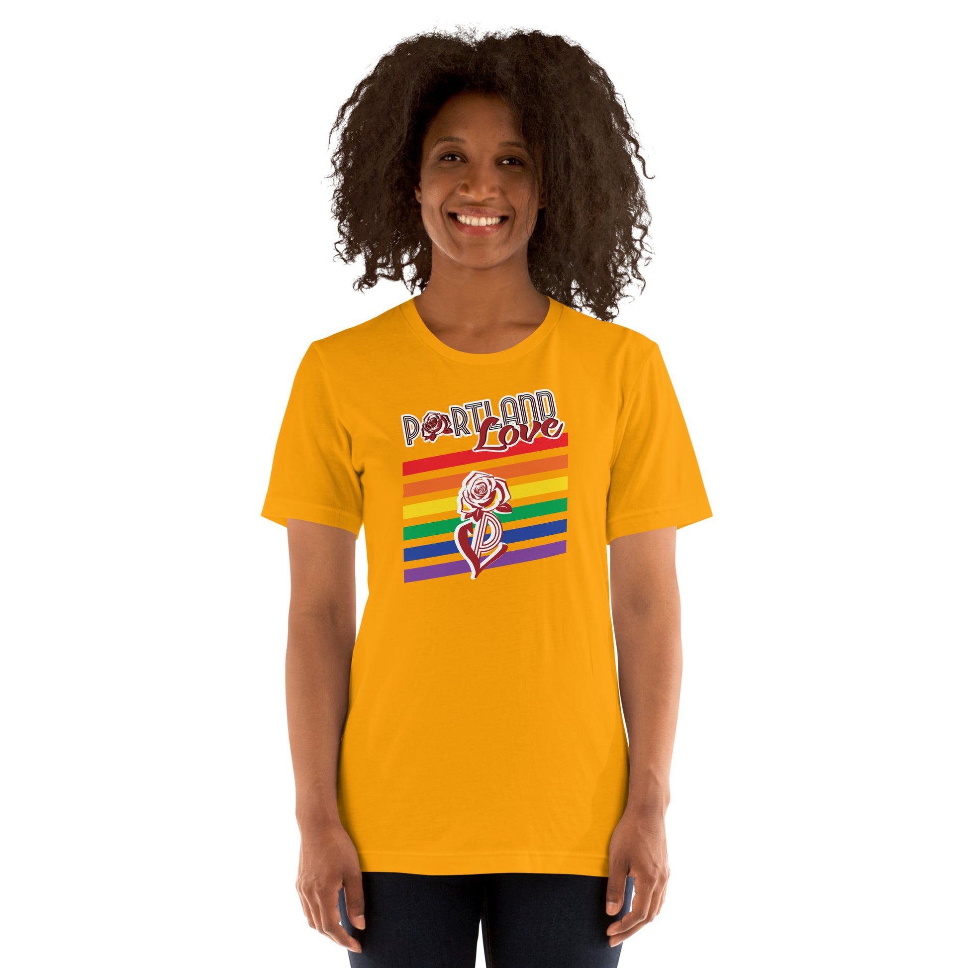 P-Love Rainbow Short-Sleeve Unisex T-Shirt image 10