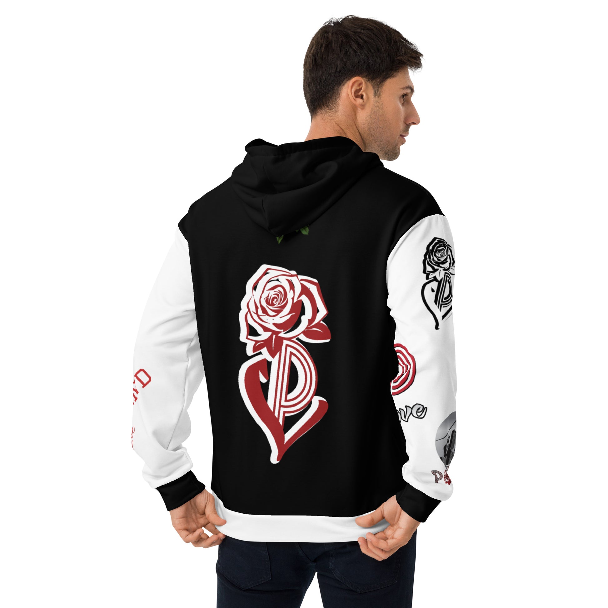 Portland Love Logo Print Unisex Hoodie image 5