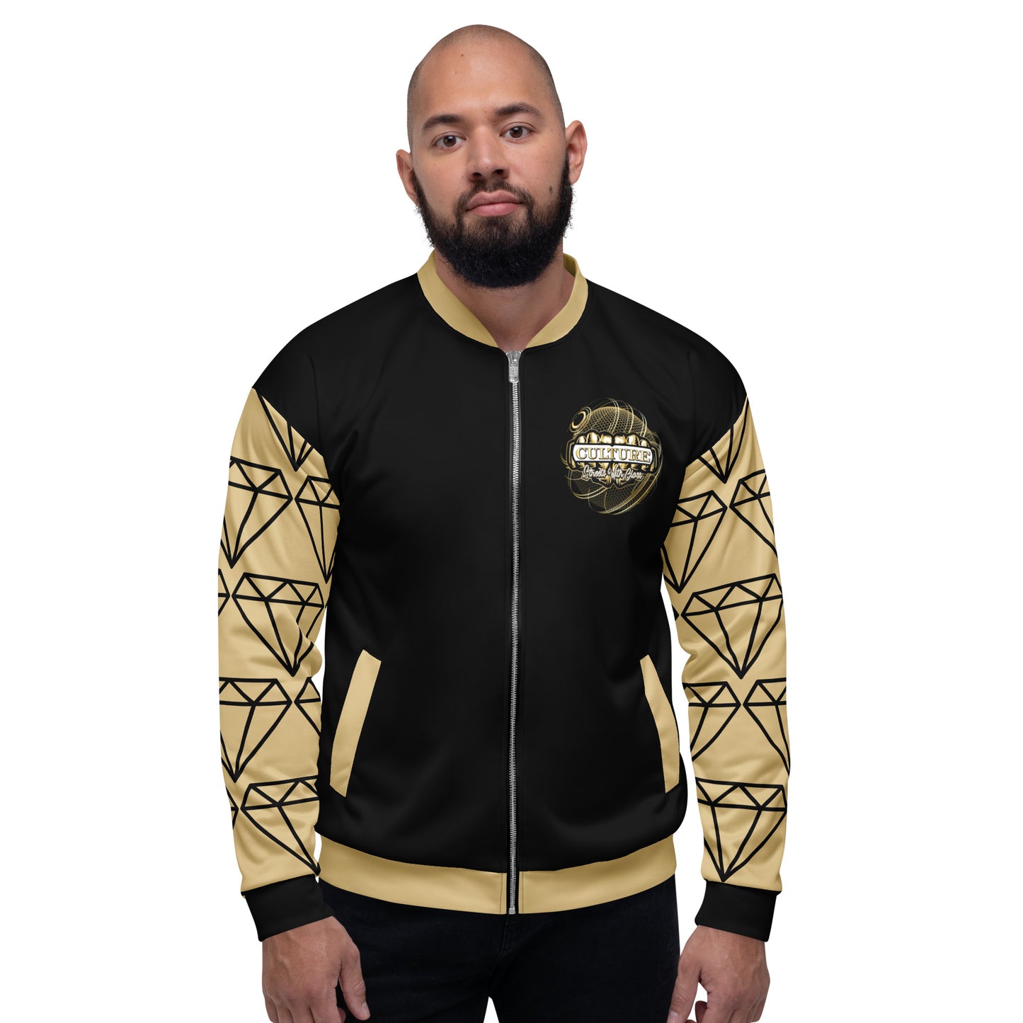 Culture Diamond Unisex Bomber Jacket image 0