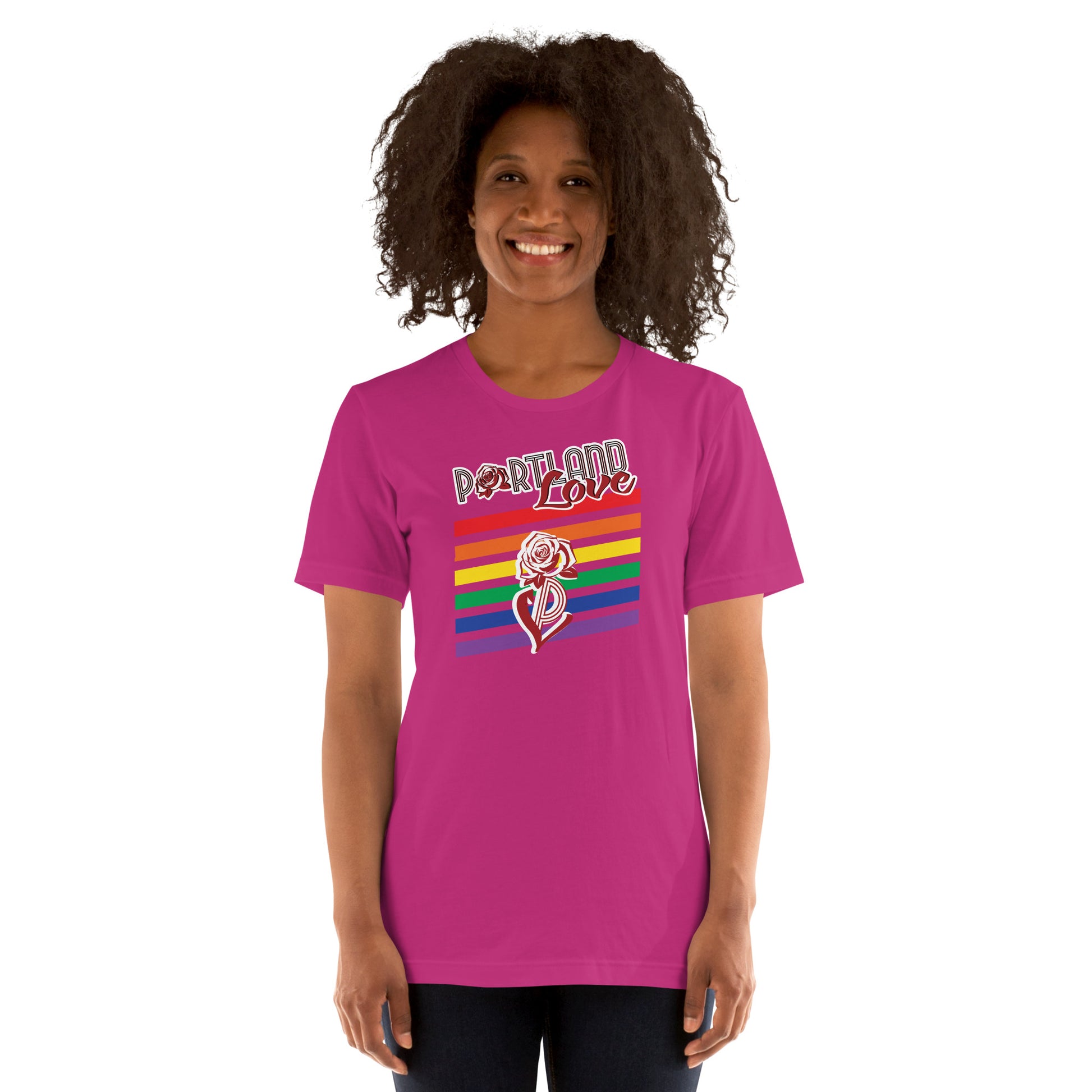 P-Love Rainbow Short-Sleeve Unisex T-Shirt image 6