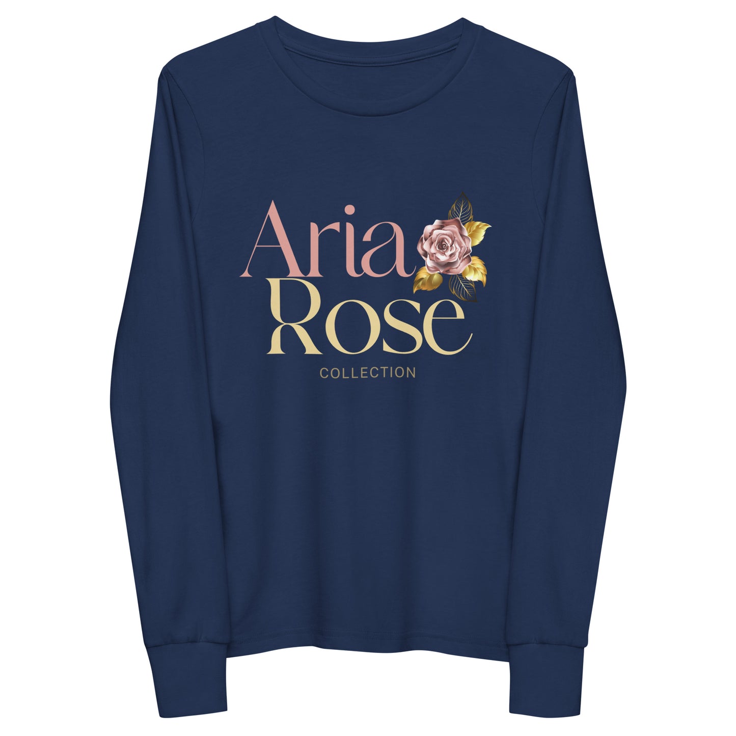 Aria Rose Gold Youth Long Sleeve Tee image 2