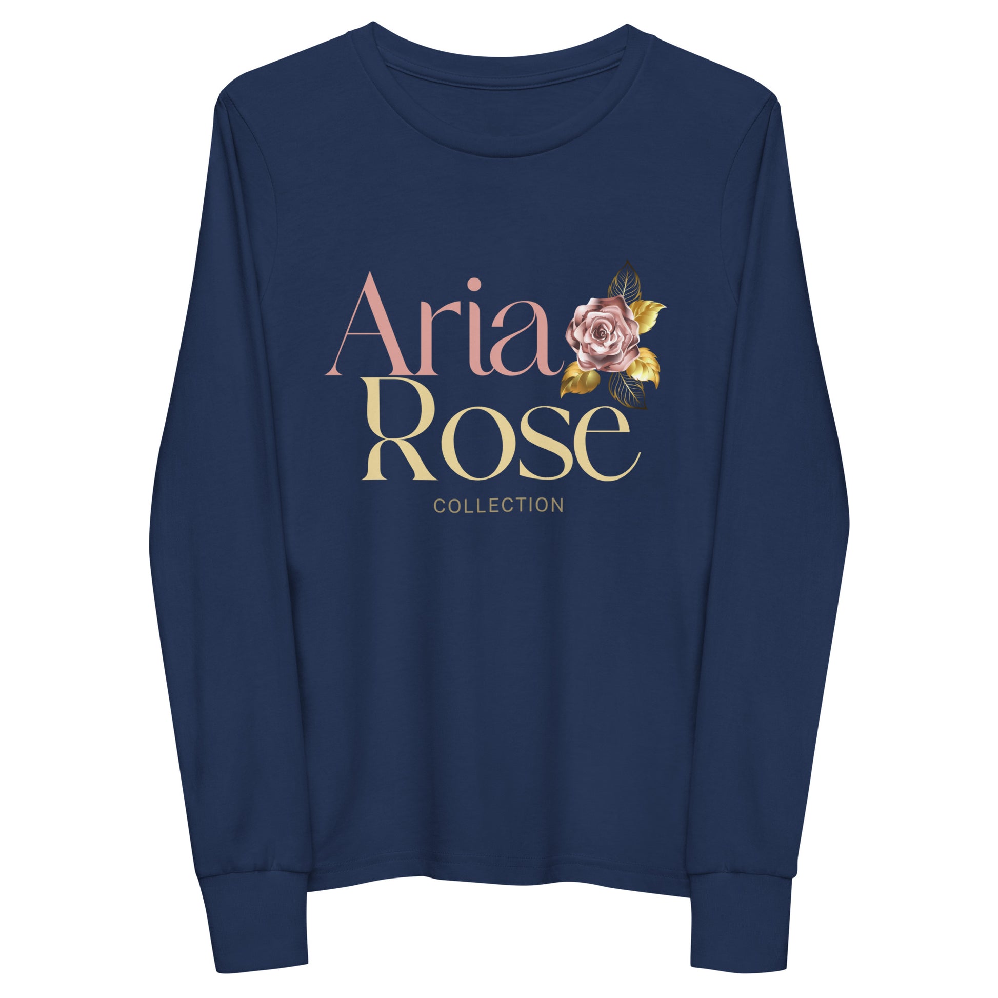 Aria Rose Gold Youth Long Sleeve Tee image 2