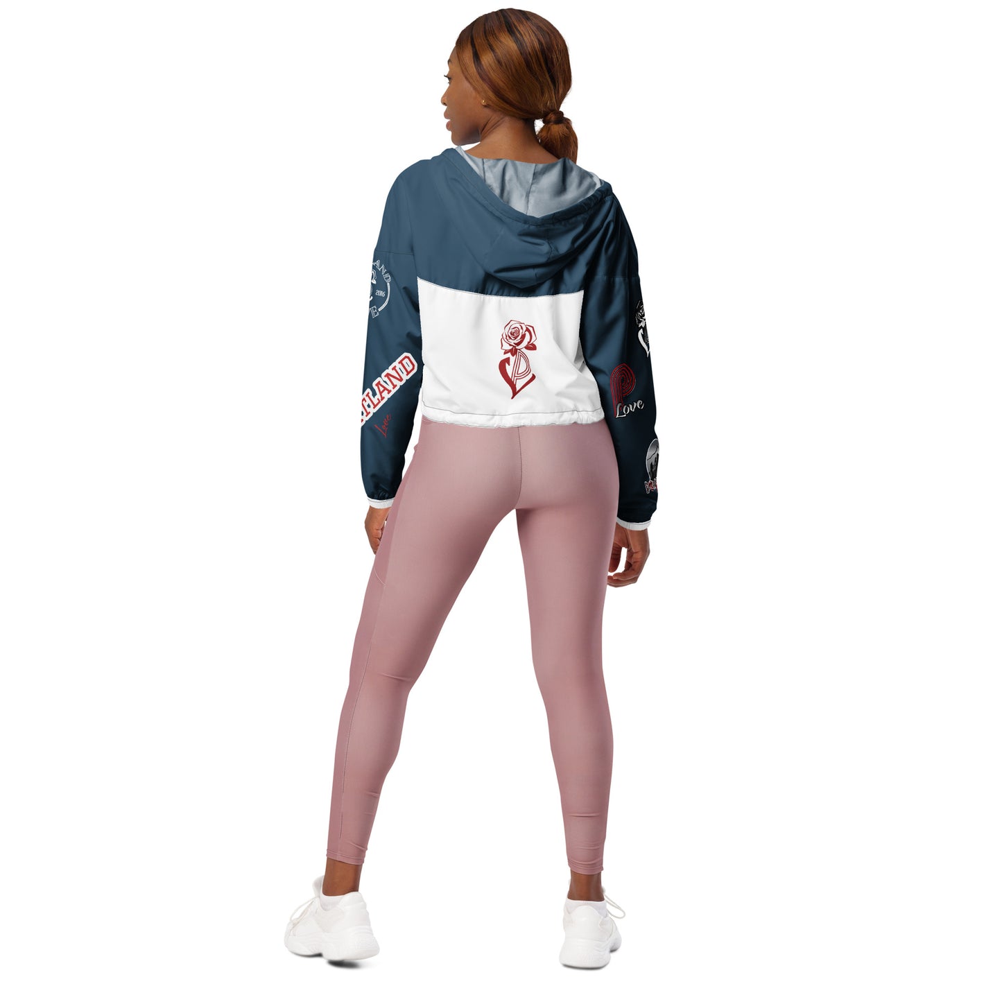 Portland Love Logos Arapawa Women’s Cropped Arapawa Windbreaker image 11