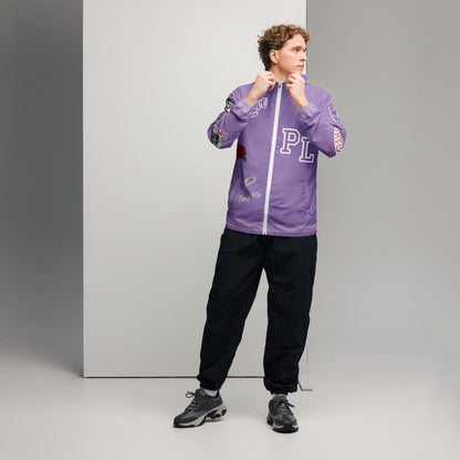 Portland Love Logos Purple Men’s Windbreaker image 13