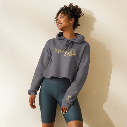 Gold Portland Love w/Dice Crop Hoodie image 4