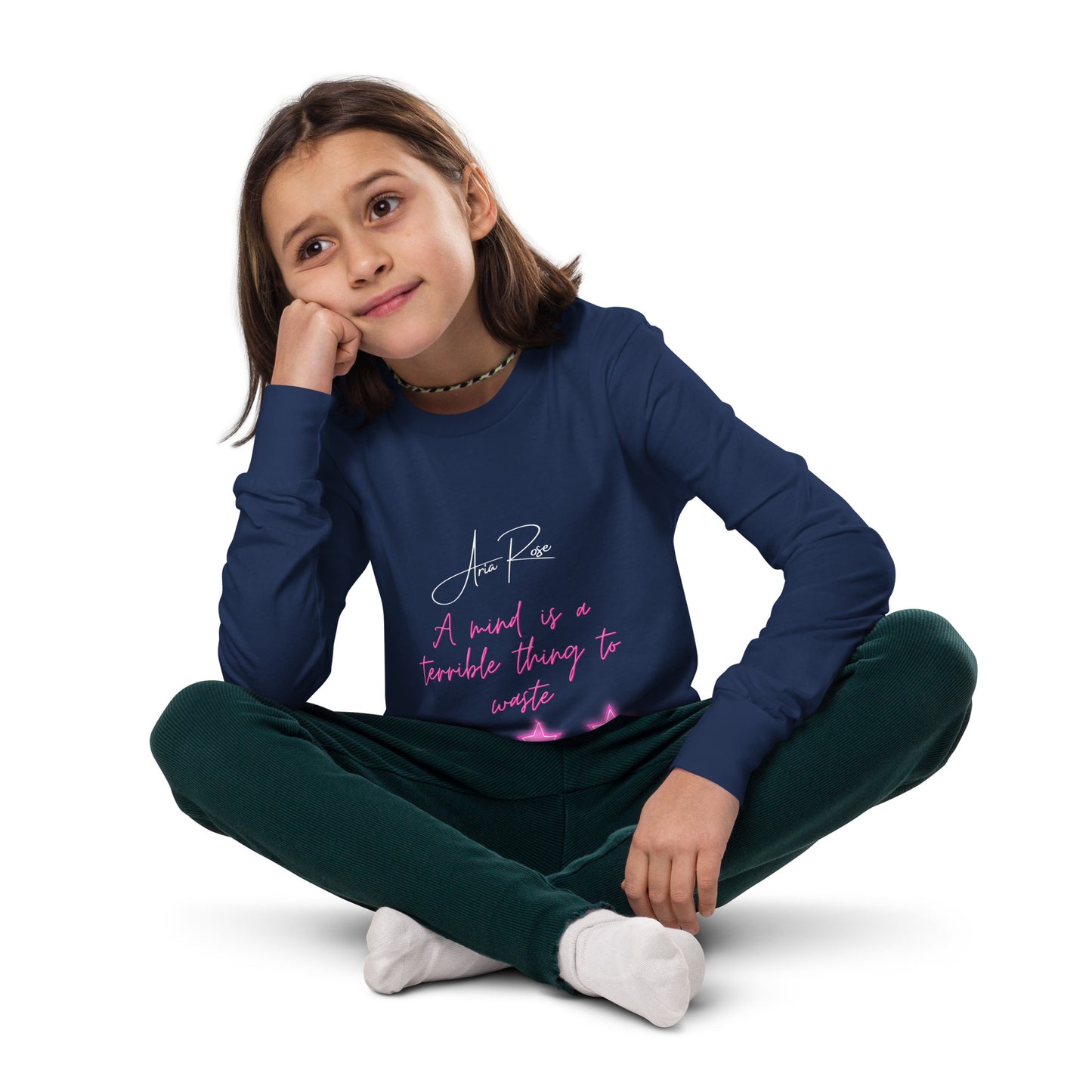 Aria Rose Pretty Youth Long Sleeve Tee image 5