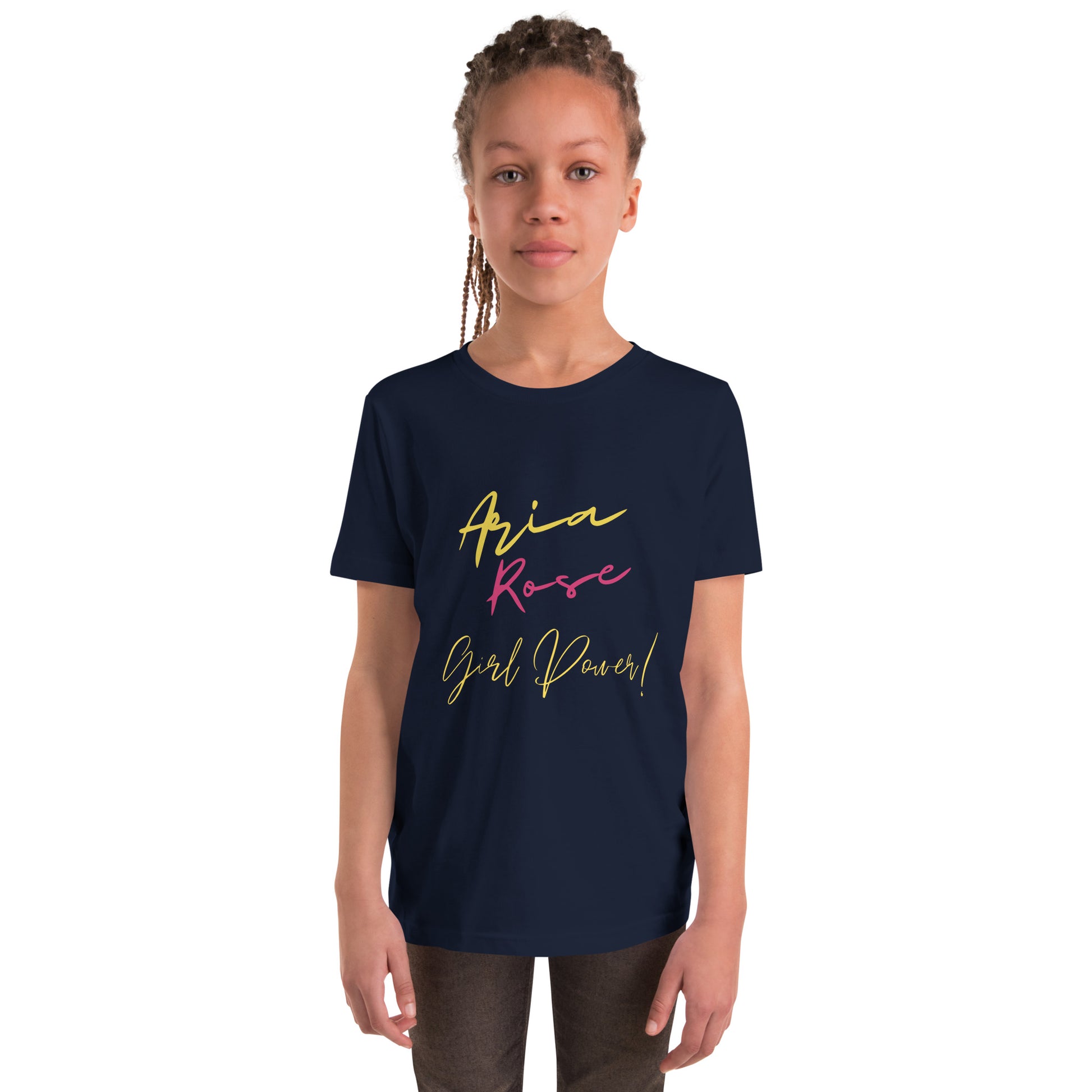 Aria Rose Power Youth Short Sleeve T-Shirt image 0
