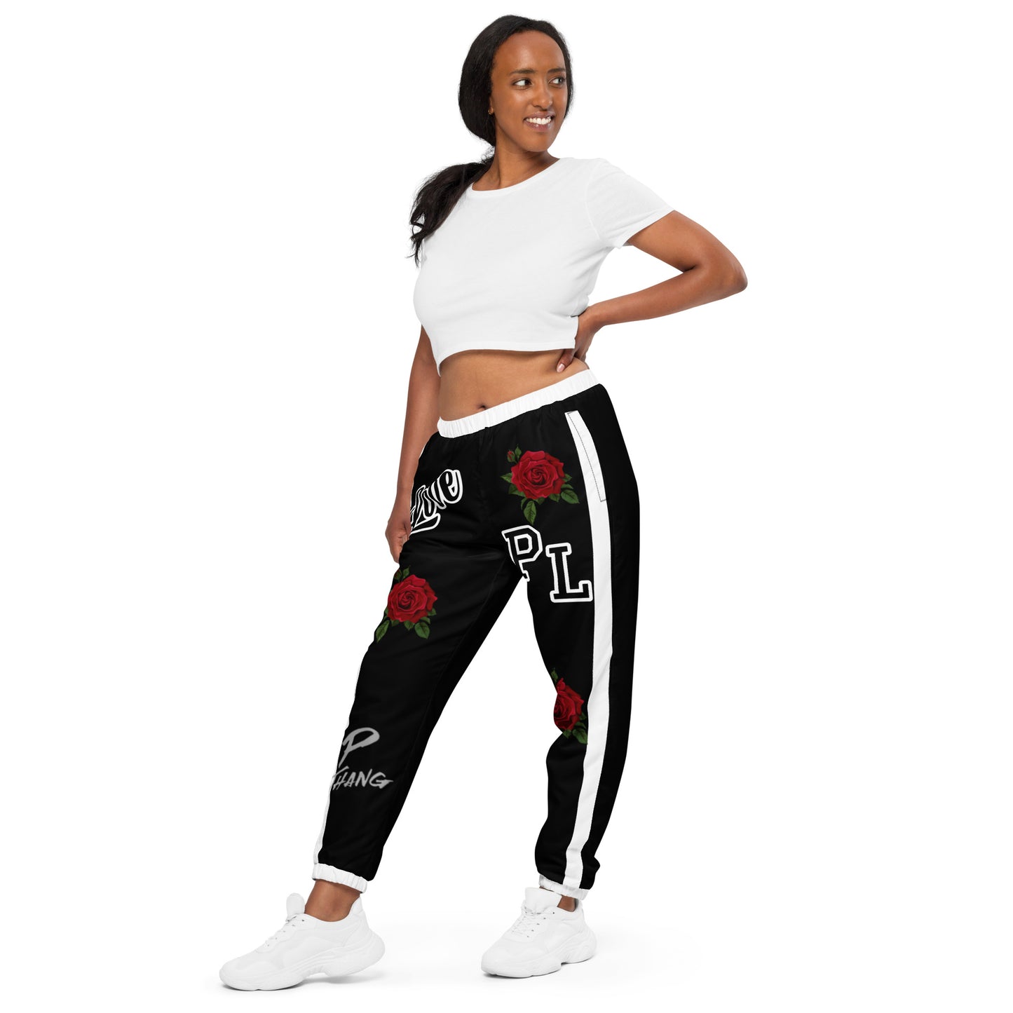 Portland Love Logos Black Unisex Track Pants image 4