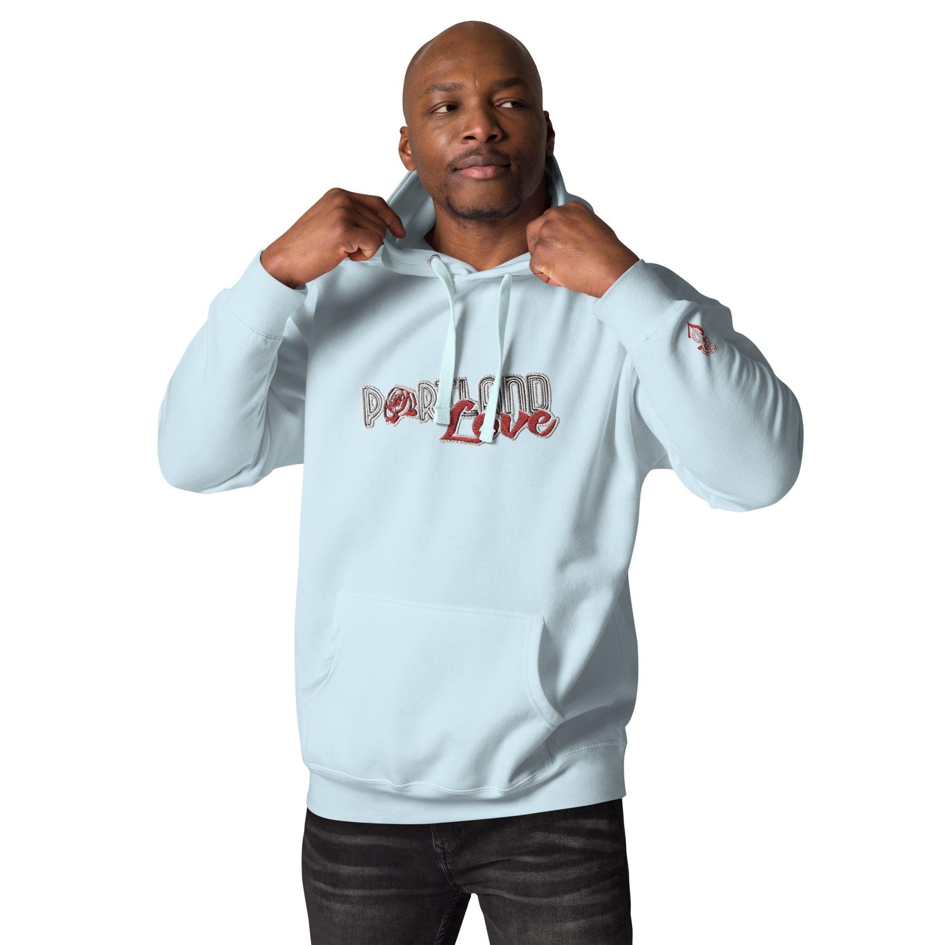 Original Portland Love Embroidered Unisex Hoodie image 20