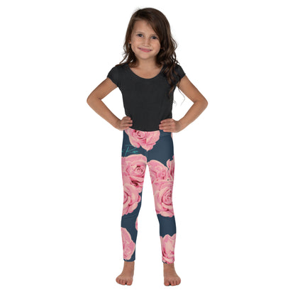 Aria Rose Flower Kid's Leggings image 0