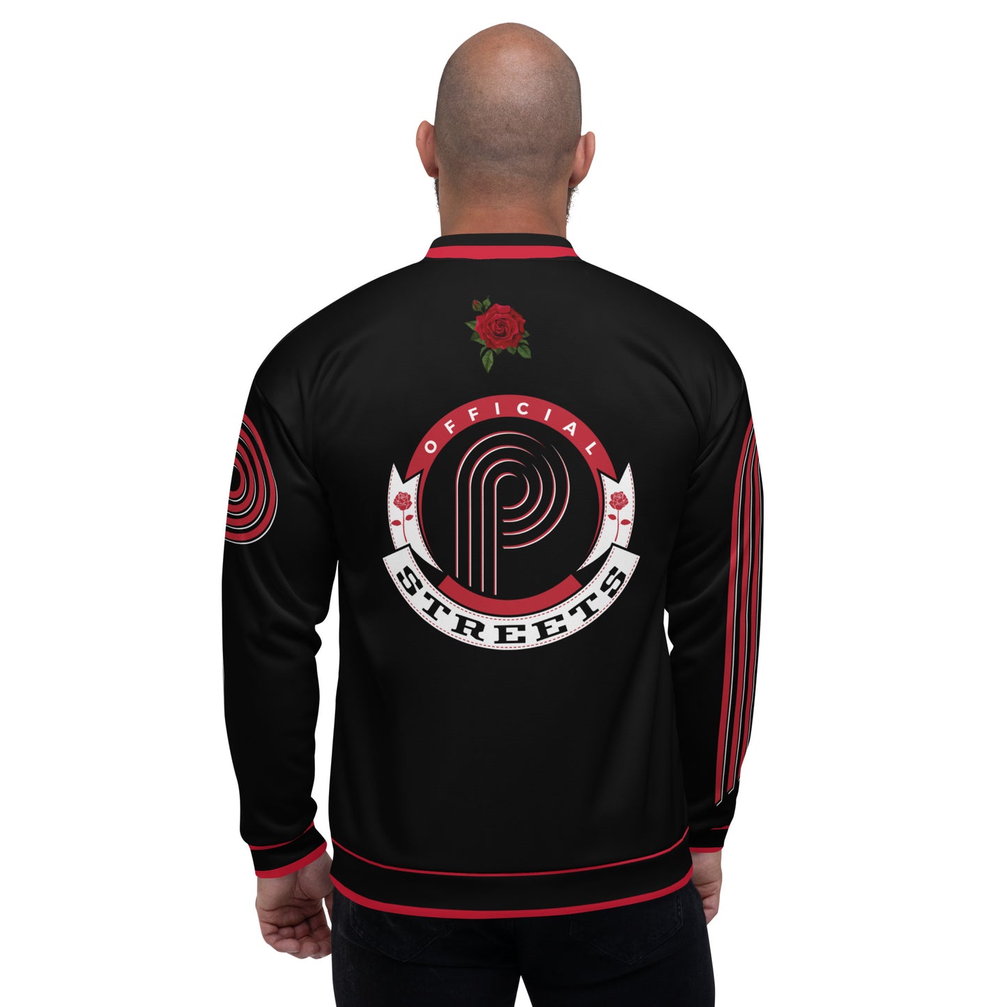 Portland P-Streets Unisex Bomber Jacket image 3