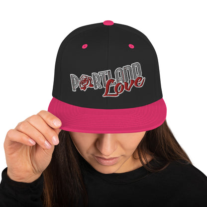 Portland Love Original Embroidered Classic Snapback Hat image 19