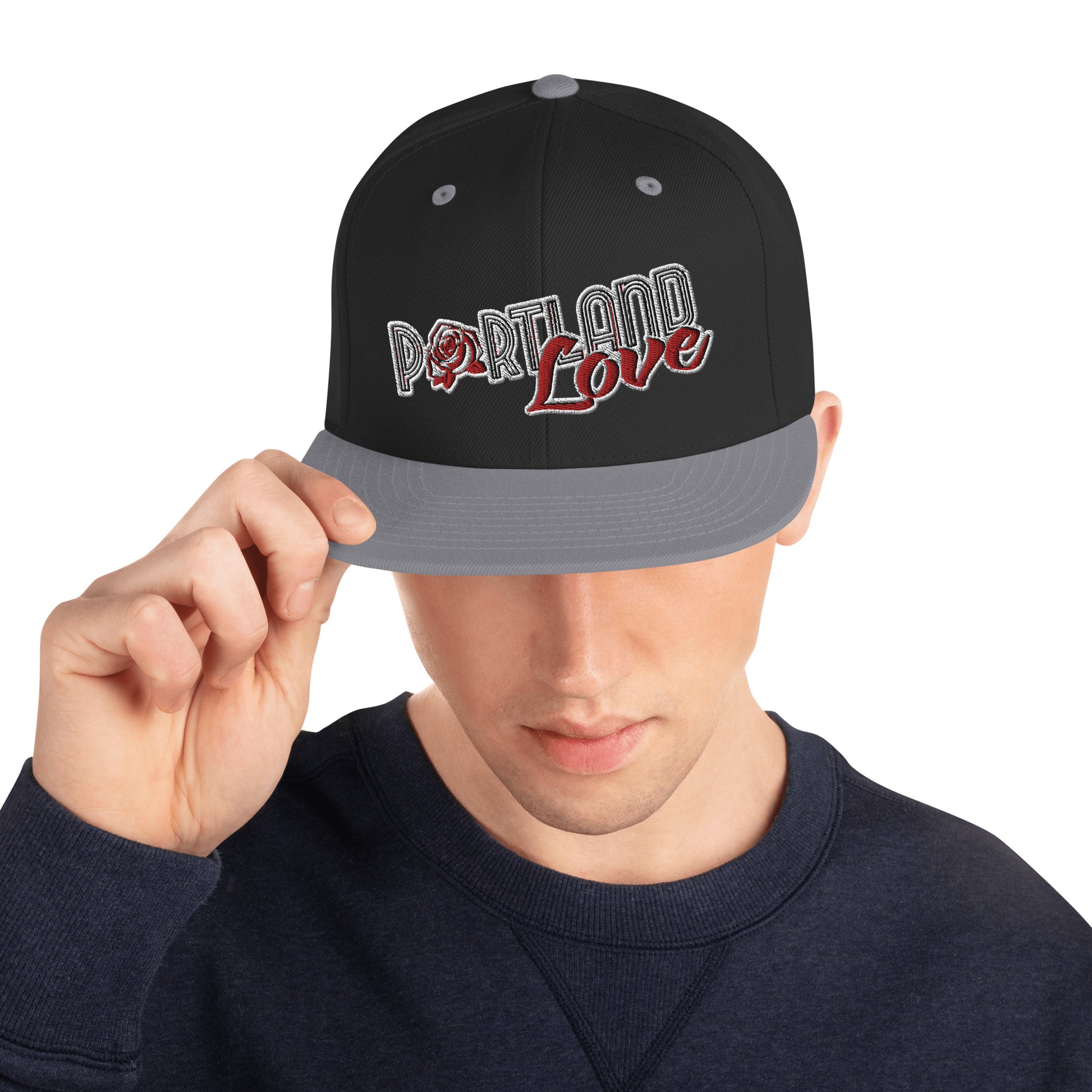 Portland Love Original Embroidered Classic Snapback Hat image 6