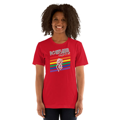 P-Love Rainbow Short-Sleeve Unisex T-Shirt image 0