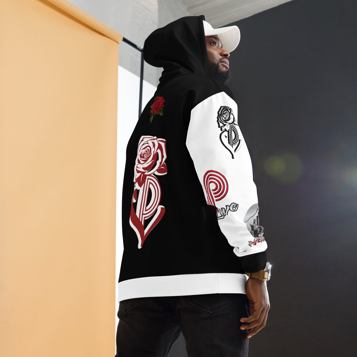 Portland Love Logo Print Unisex Hoodie image 2