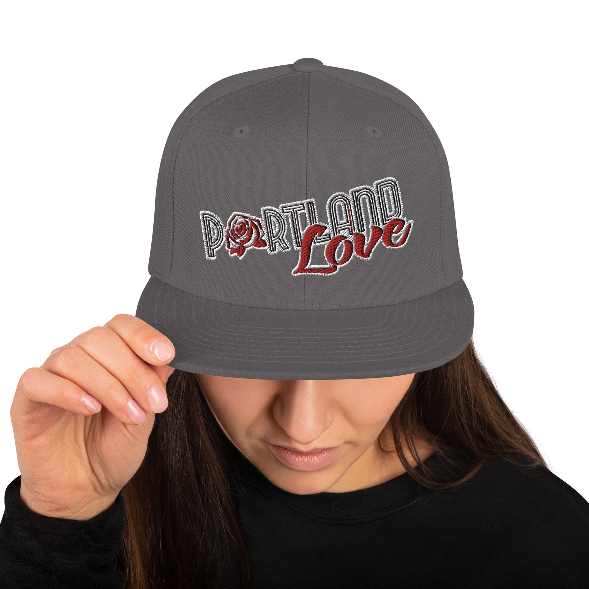 Portland Love Original Embroidered Classic Snapback Hat image 47