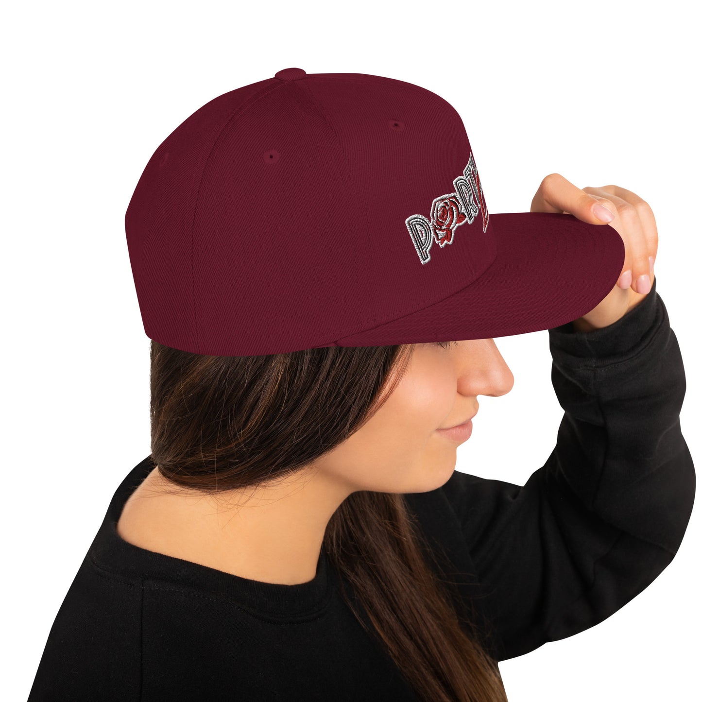 Portland Love Original Embroidered Classic Snapback Hat image 34
