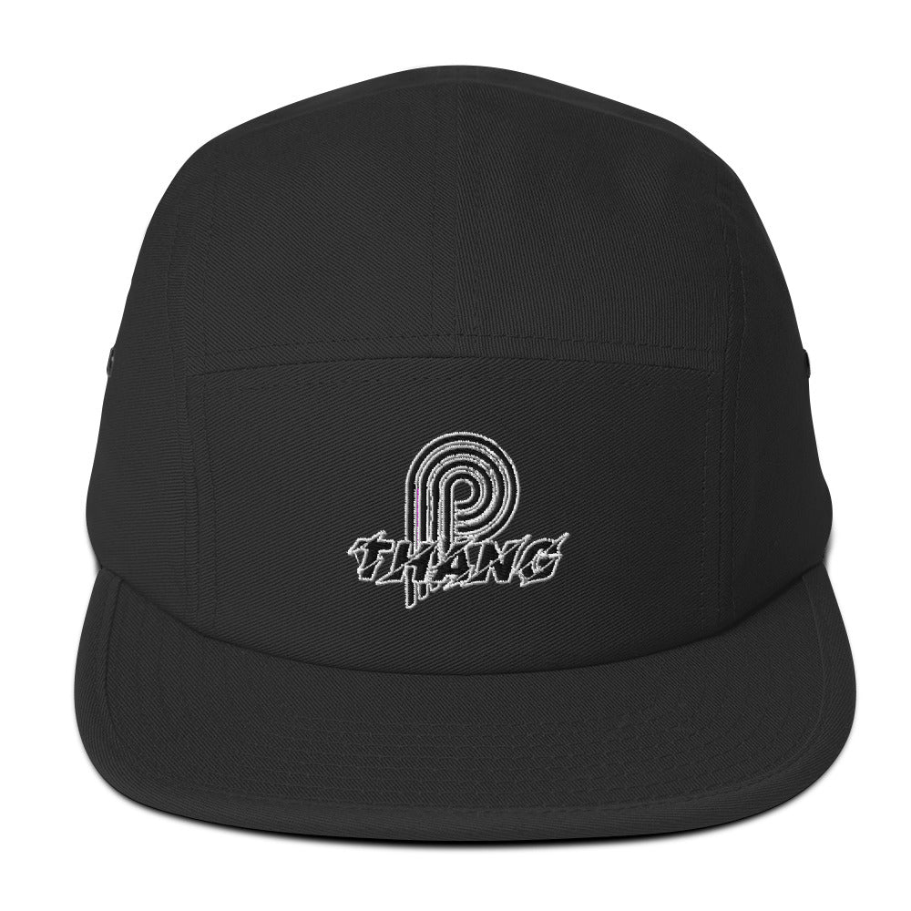 P-Thang White Five Panel Cap image 0