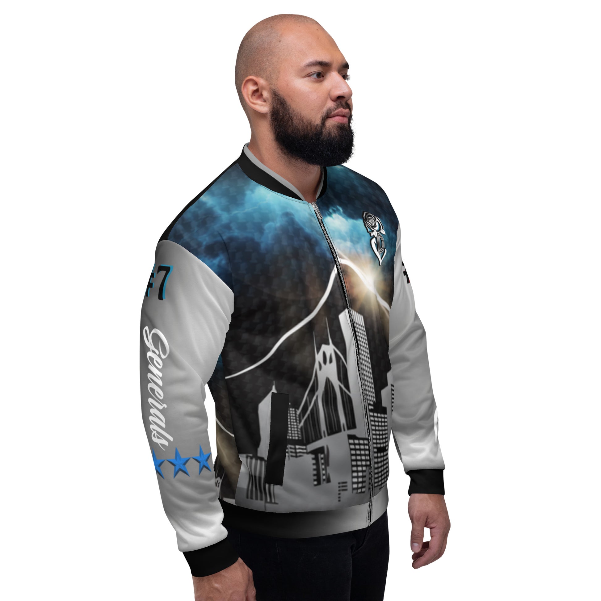 Limited Edition N.E.P. B-Boy Damon & Terrell Unisex Bomber Jacket image 3