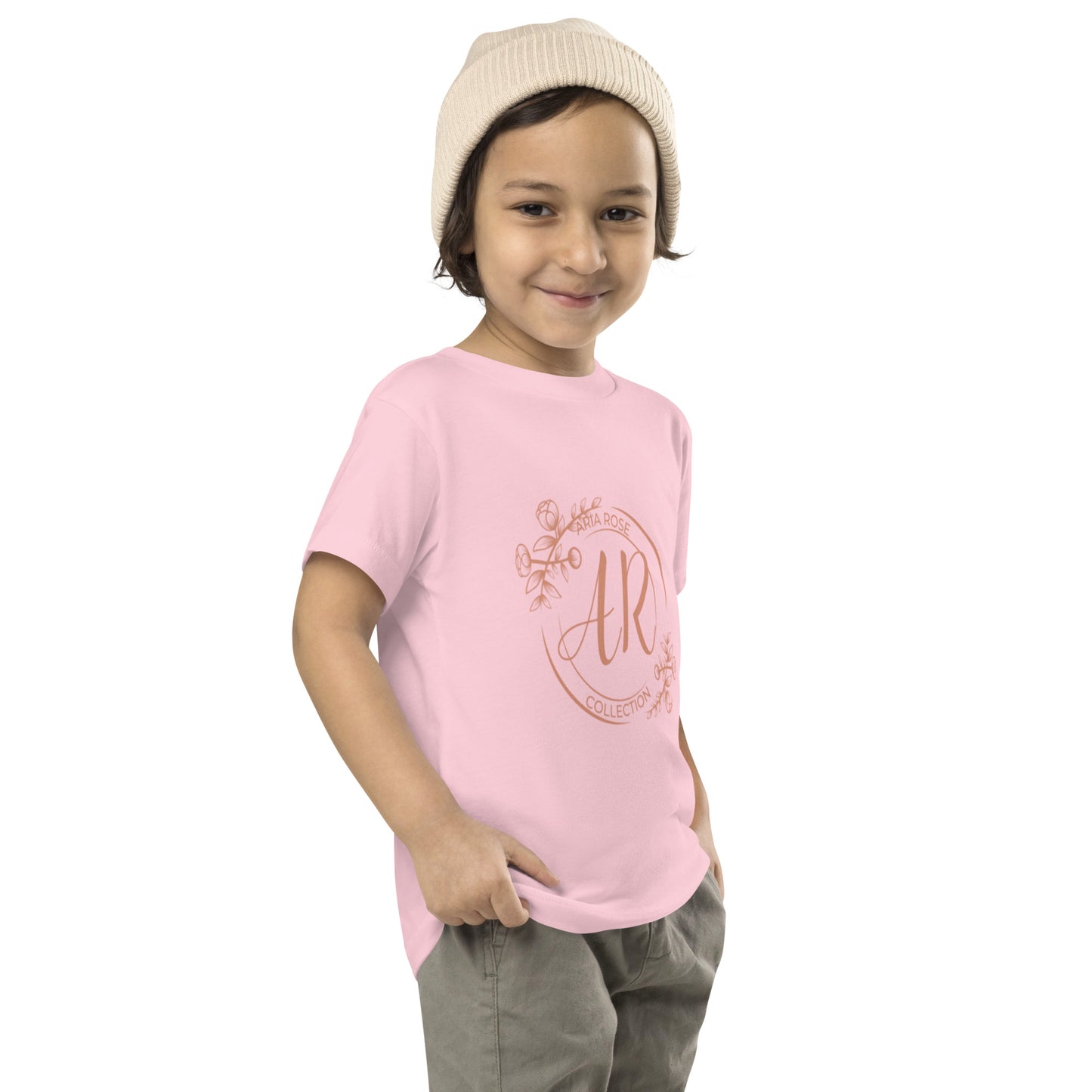Aria Rose Gold Toddler Short Sleeve Tee image 9