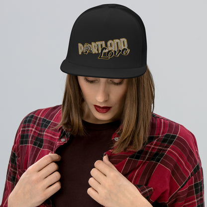 Original Portland Love Gold Trucker Cap image 2