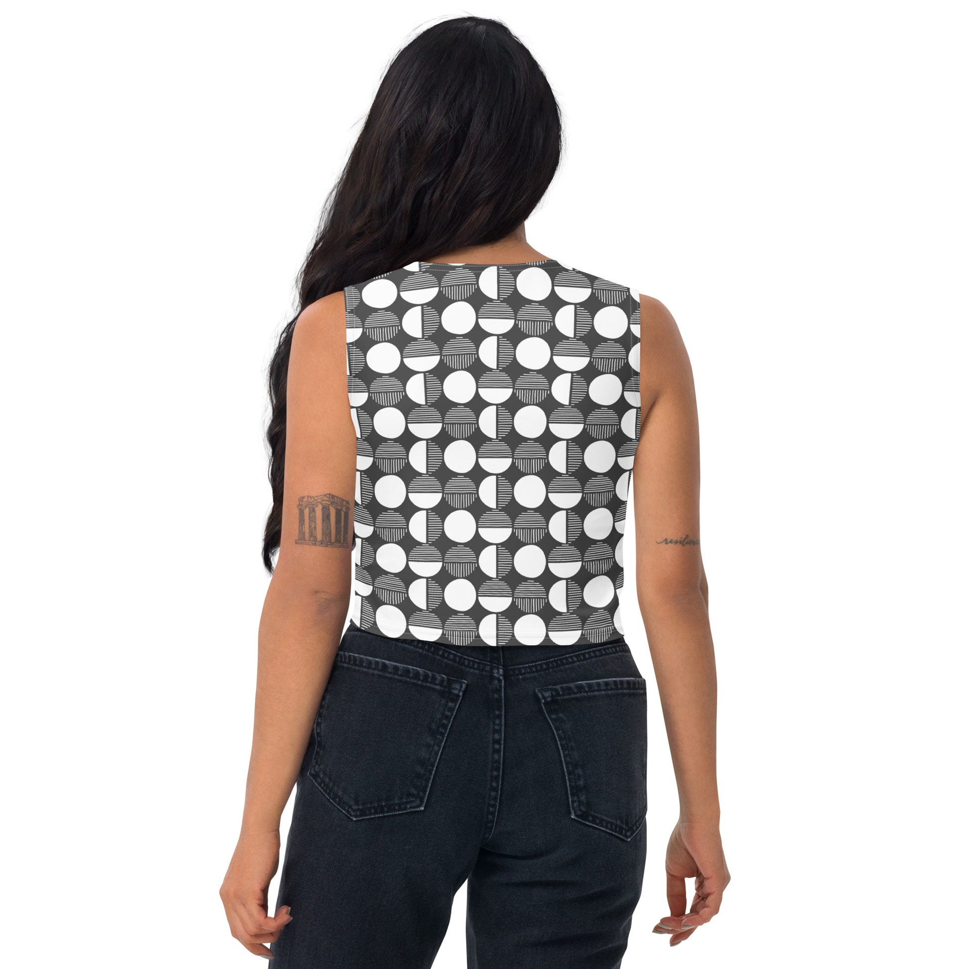 PL Rose Polka Dot Crop Top image 1