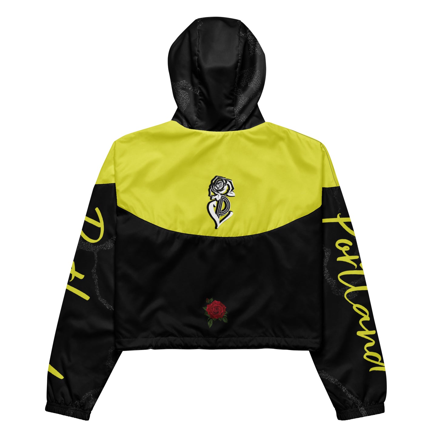 Portland Love Bumblebee Women’s Cropped Windbreaker image 1