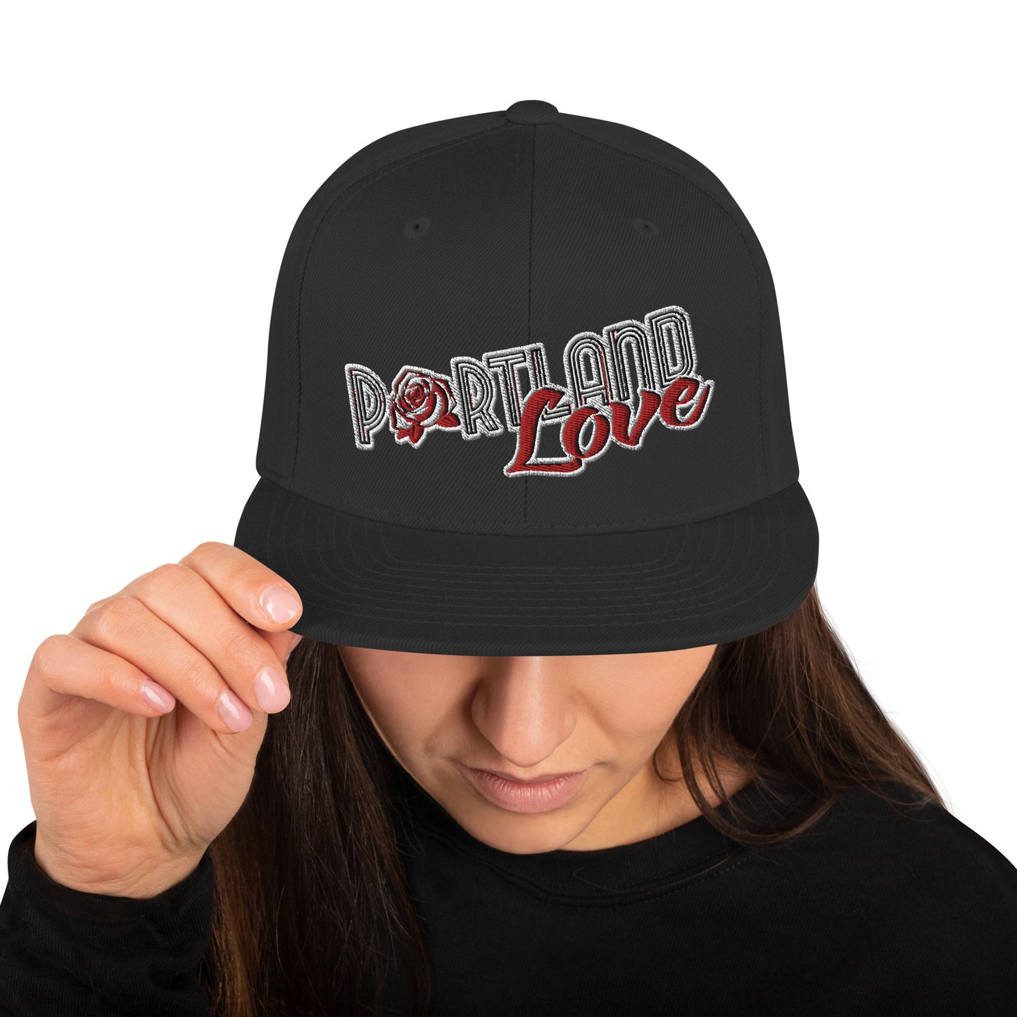 Portland Love Original Embroidered Classic Snapback Hat image 11