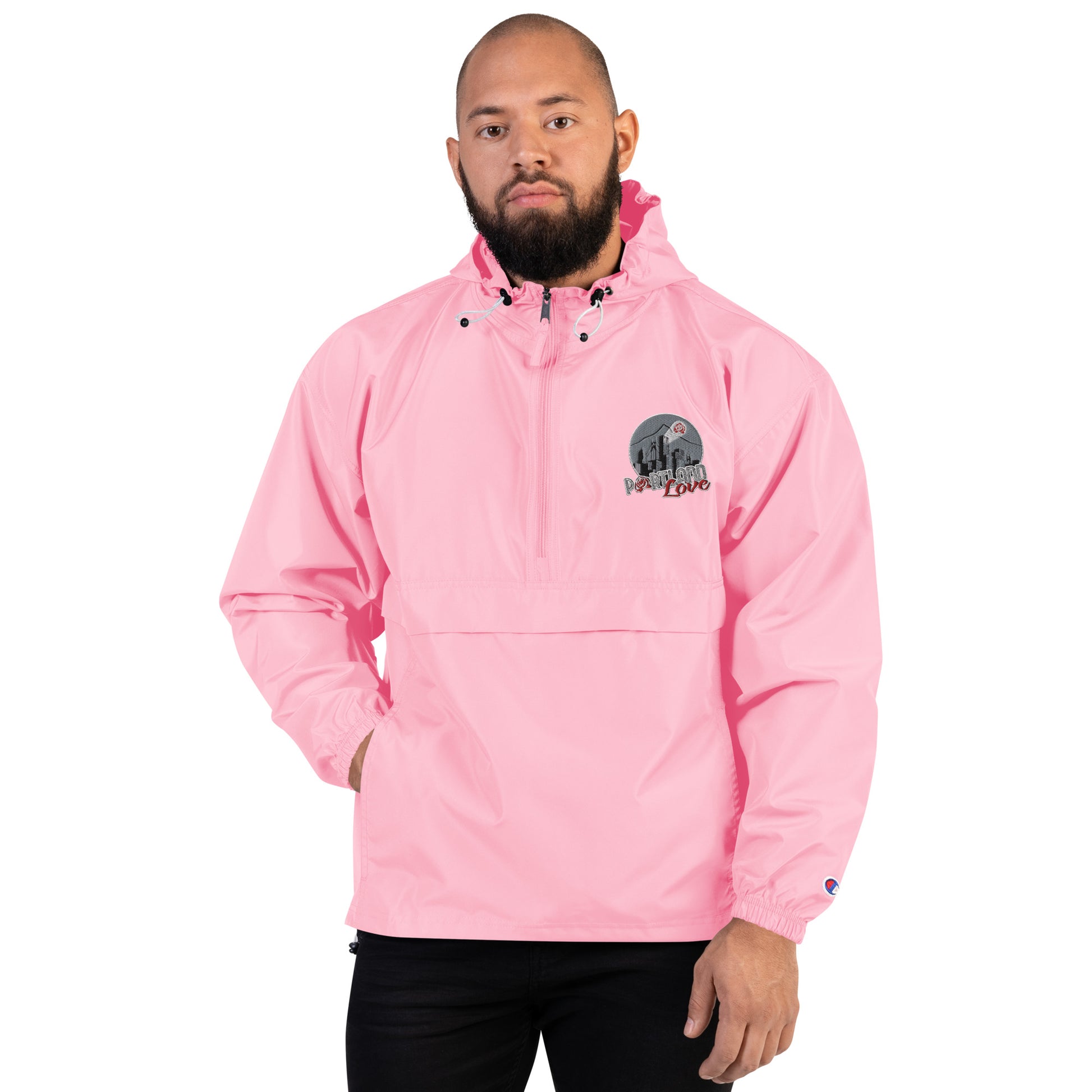 Port-Man Embroidered Champion Packable Jacket image 15
