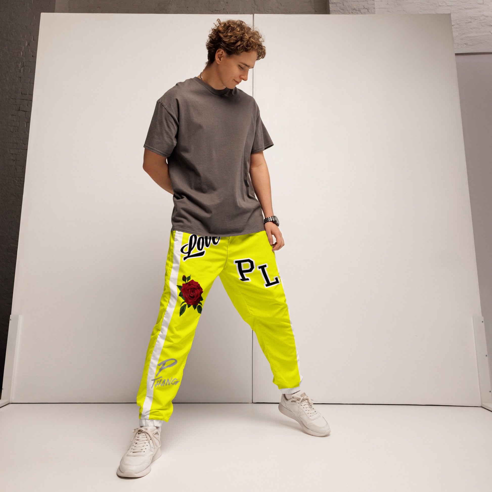Portland Love Logos Canary Unisex Track Pants image 1