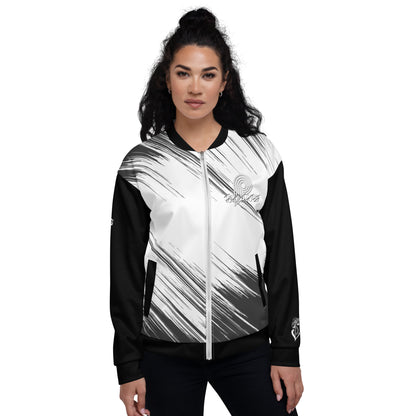 P-Thang Stripe Unisex Bomber Jacket image 6
