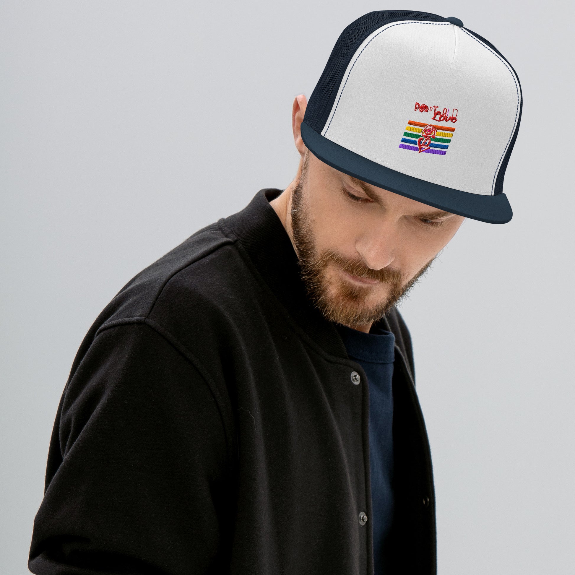 Portland Love Rainbow Trucker Cap image 12