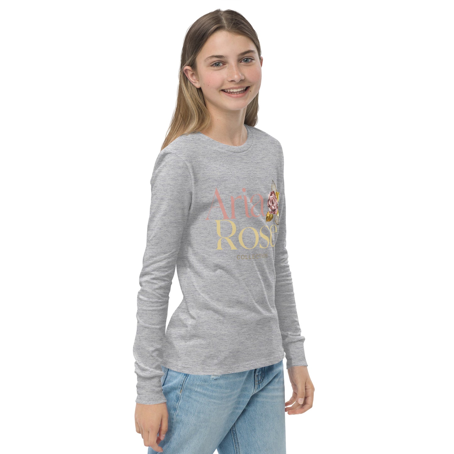 Aria Rose Gold Youth Long Sleeve Tee image 19