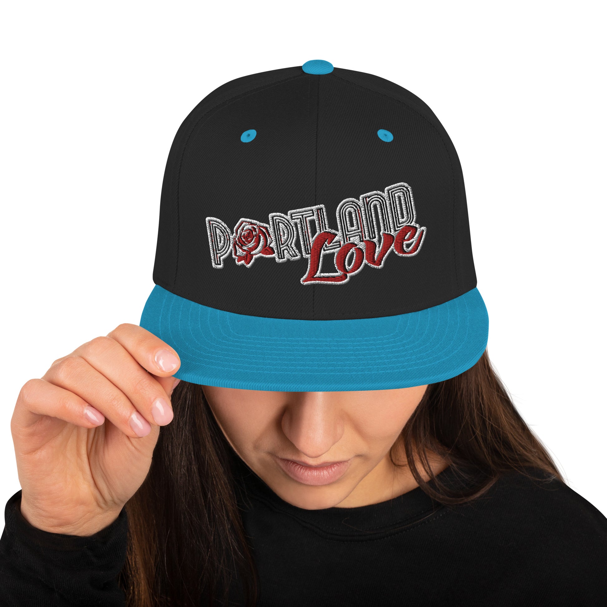 Portland Love Original Embroidered Classic Snapback Hat image 23