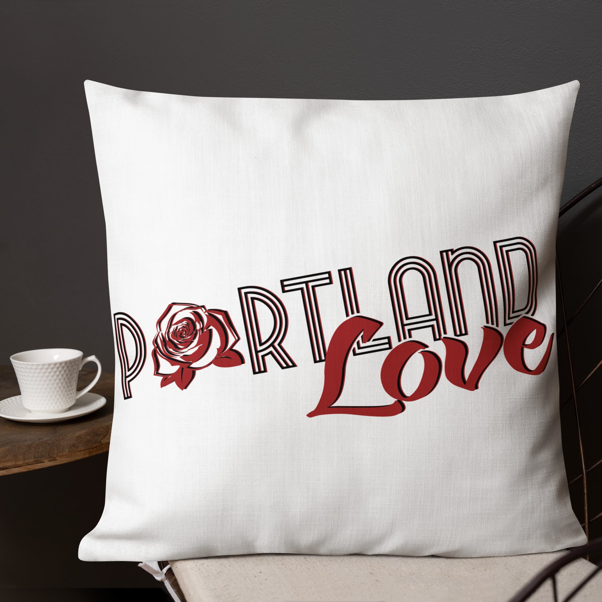 Original Portland Love Premium Pillow image 0