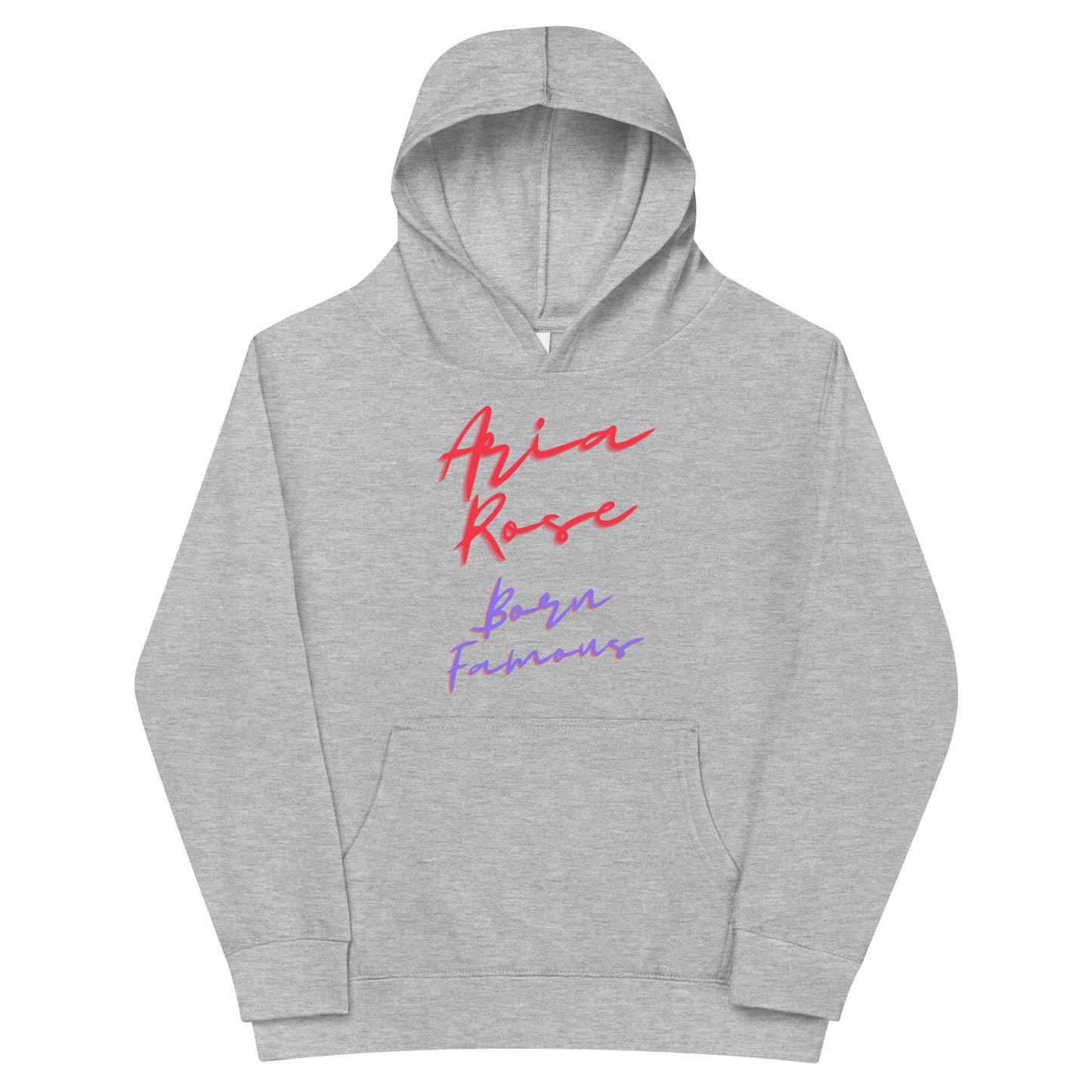Aria Rose Born Famous Kids Fleece Hoodie image 3