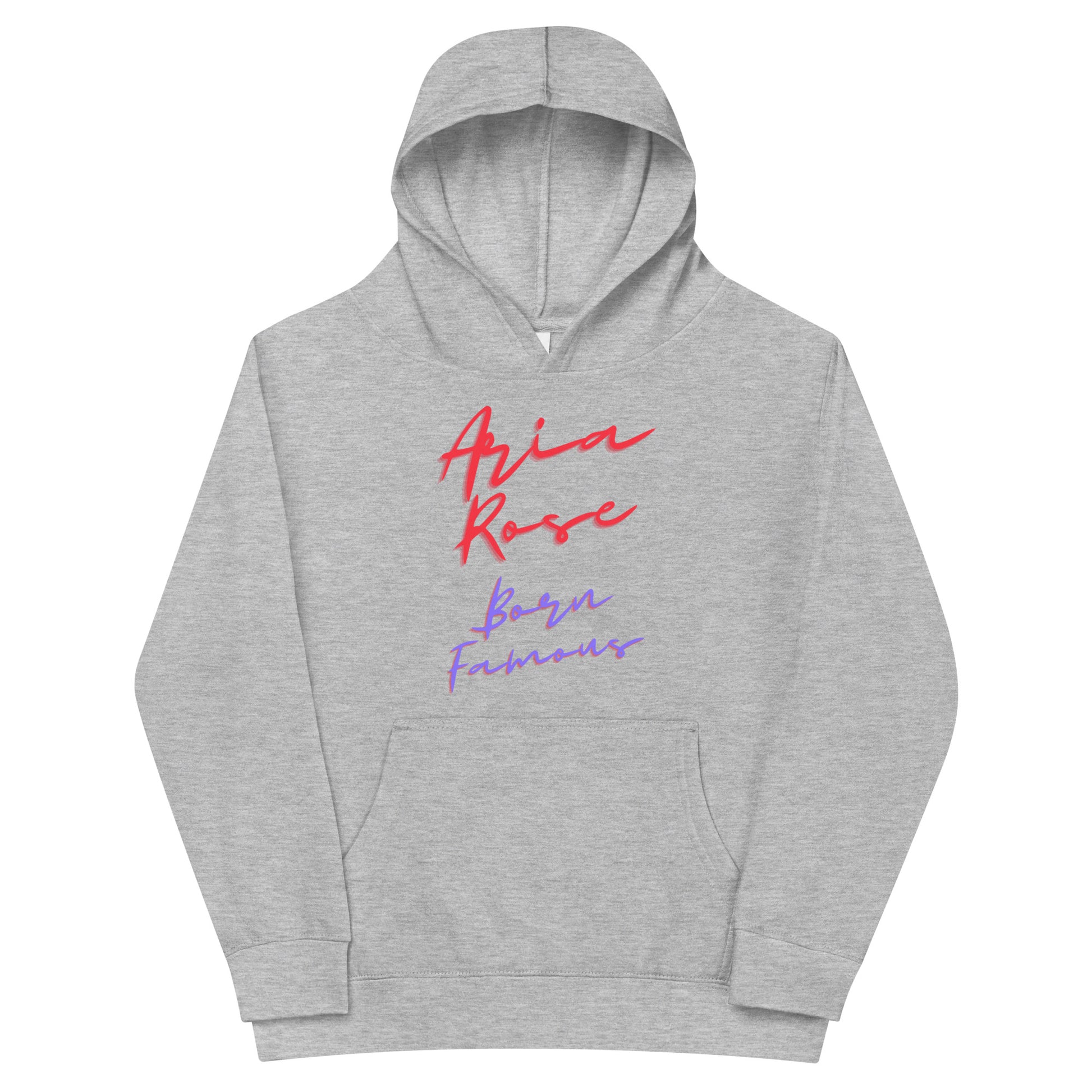Aria Rose Born Famous Kids Fleece Hoodie image 3