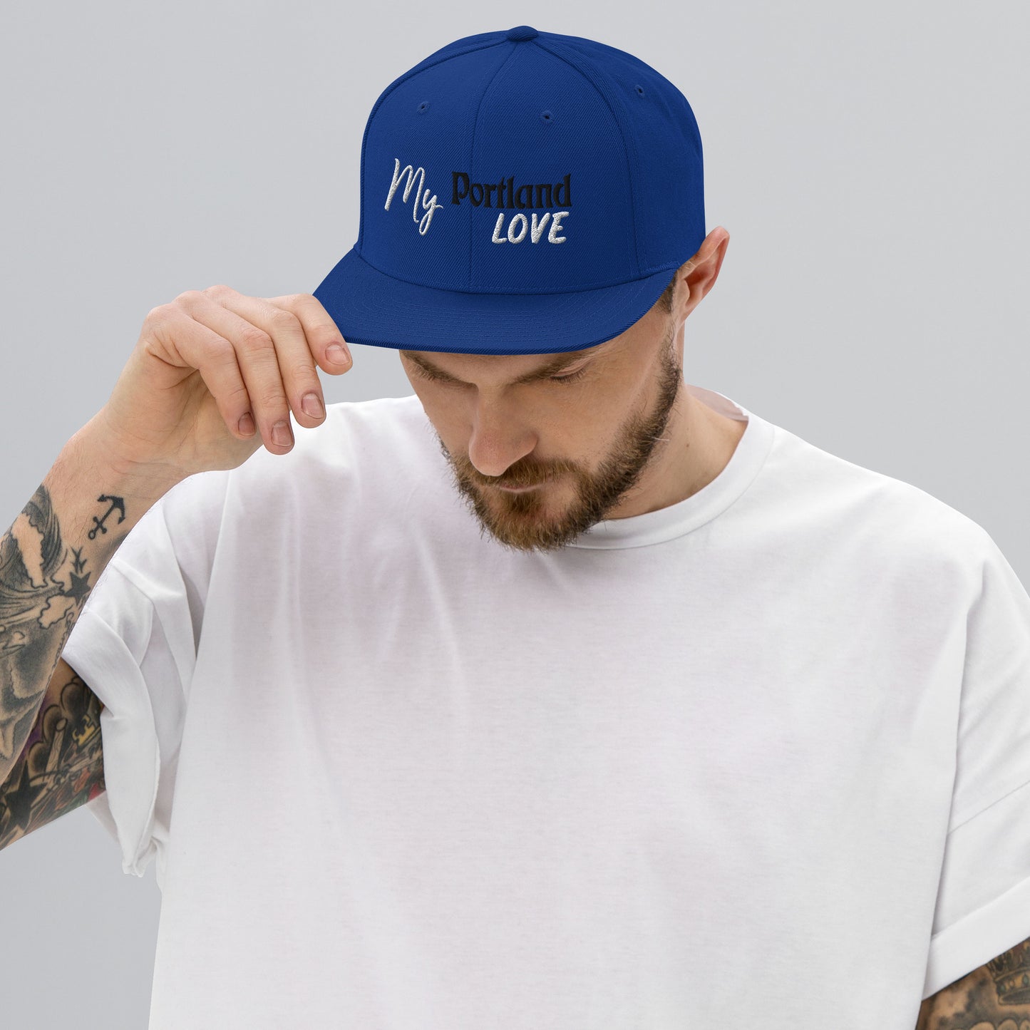 My Portland Love Snapback Hat image 13
