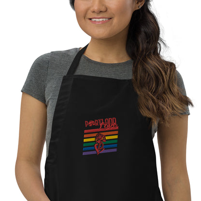 Portland Love Rainbow Embroidered Apron image 5