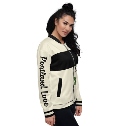 P-Love Rose Unisex Bomber Jacket image 6