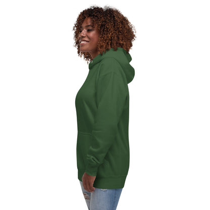 Block Style Royal/White Embroidered Unisex Hoodie image 27