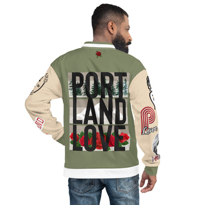 Portland Love Logo City Love Bomber Jacket image 4